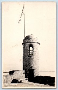 St. Augustine Florida FL Postcard RPPC Photo View Of Fort Marion c1910's Antique