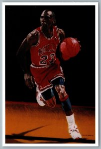 Postcard Michael Jordan by Stephen Marotta Players Authentic Direct #930/20000