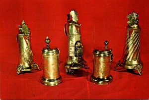 Oklahoma Claremore J M Davis Gun Museum Pewter Steins Circa 1730s