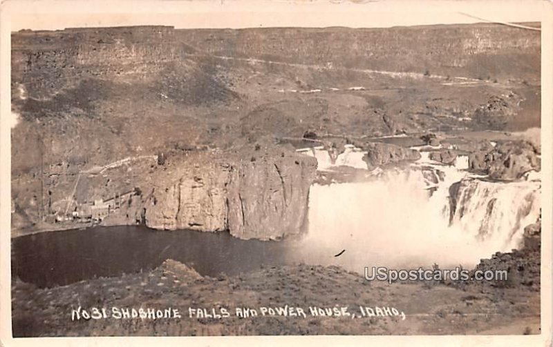 Shoshone Falls and Power House - Twin Falls, Idaho ID