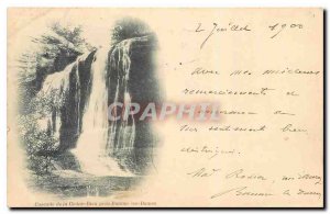 Old Postcard Cascade Grace Dieu near Baume les Dames Map 1900