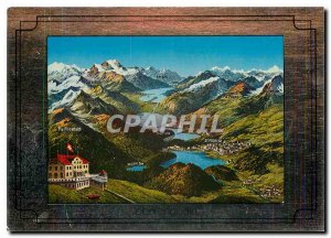 Postcard Modern Engadin Schweiz