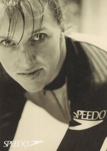 Sian Brice GB Triathlete Hand Signed Reverse Photo