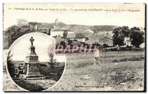 Old Postcard Zion Pilgrimage By Praye Vue Generale de Vaudemont with the cros...