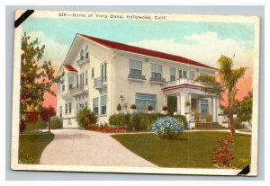 Vintage 1920's Postcard - Viola Dana Home Hollywood California