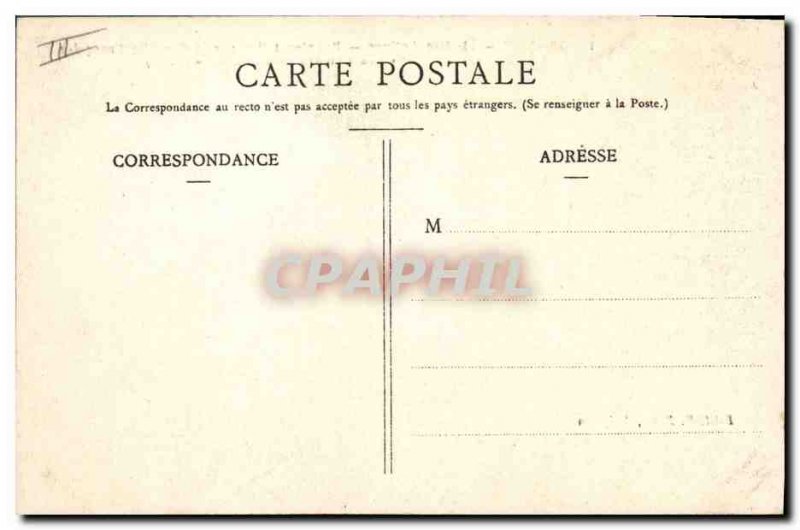 Old Postcard Orange antique Theater Representation by the Comedie Francaise T...