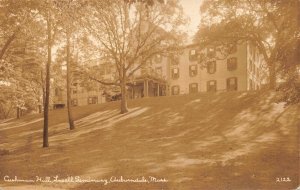 Real Photo Postcard Cushman Hall Lasell Seminary Auburndale Massachusetts~117999