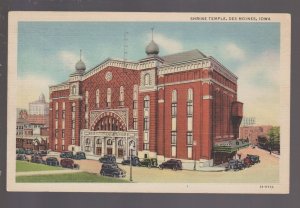 Des Moines IOWA 1942 SHRINE TEMPLE Shriners