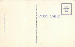 Clinton Iowa 1940s Postcard Carnegie Public Library