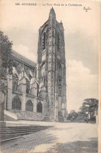 BR72878 bourges la tour nord de la cathedrale   france