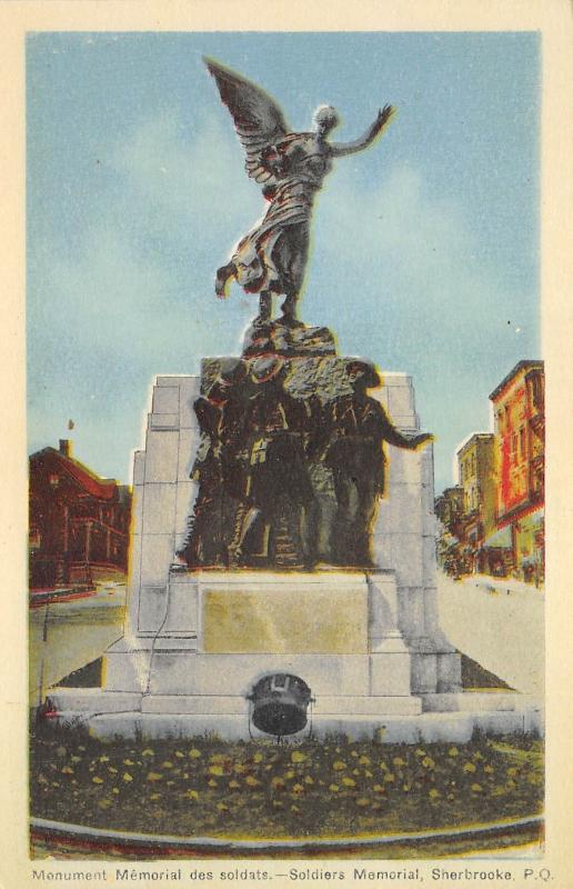 B5170 Quebec Sherbrooke Monument Memorial des soldats