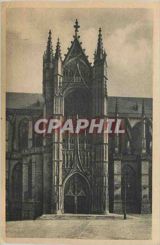 Old Postcard Limoges (H V) Cathedrale St Etienne La Porte St Jean