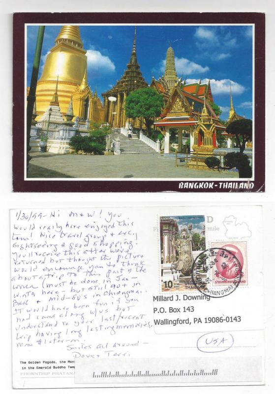 Thailand Bangkok Golden Pagoda Emerald Buddha Temple 4X6 PC