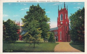 LONDON, Ontario, Canada, 1930-1940s; St. Paul's Cathedral