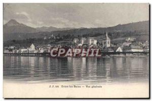 Old Postcard Evian Les Bains Vue Generale