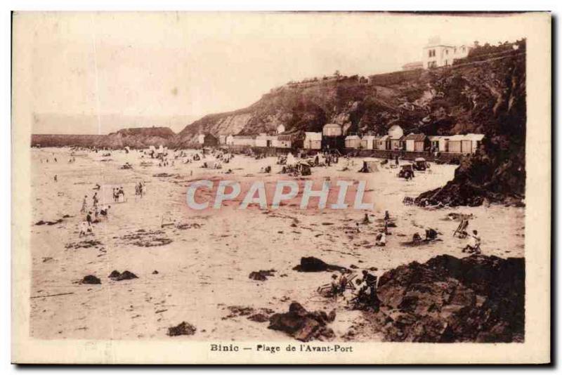 Postcard Old Binic Beach L & # 39Avant Port