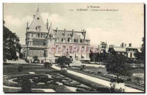 Bleneau Old Postcard Chateau de la mothe Jarry