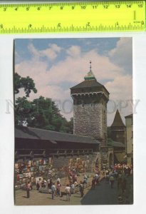 475320 POLAND 1985 year Krakow painting market Old postcard