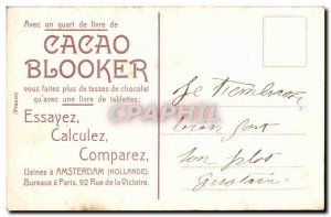 Postcard Old Town Hall Middelburg Advertisement Cocoa Blooker