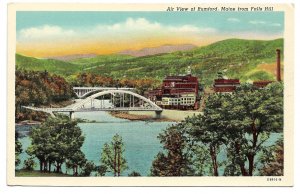 Rumford, ME - Air View from Falls Hill