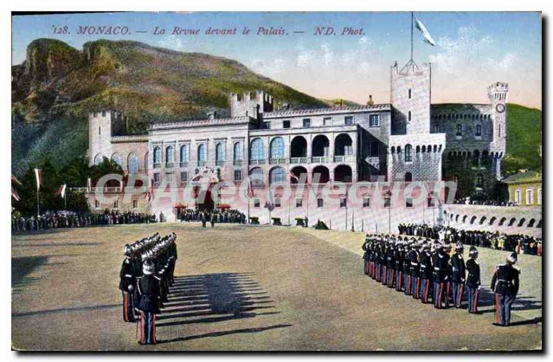 Old Postcard The Journal Monaco Palace front