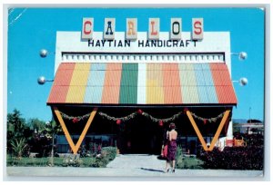 View Of Carlos Haytian Handicraft Port-au-Prince Haiti West Indies Postcard