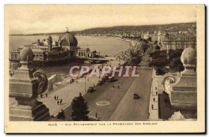 Postcard Old Nice panoramic view on the Promenade des Anglais