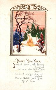 New Year With Winter Scene 1931