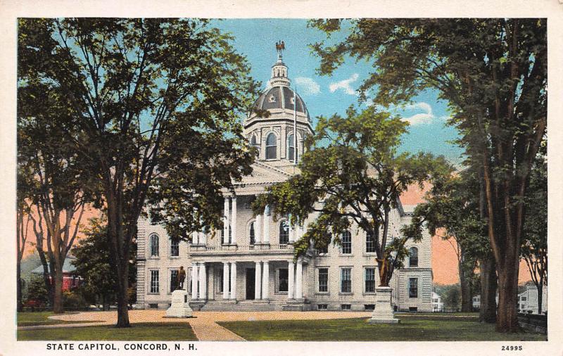 State Capitol, Concord, New Hampshire, early postcard, Unused