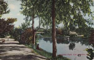 Eastlake Park - Los Angeles CA, California - pm 1914 - DB