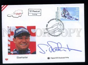 210444 AUSTRIA SKI slalom champions EBERTHARTER autograph