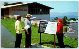 Postcard - Couple with Park Ranger at Panorama on Skyline Drive - Virginia