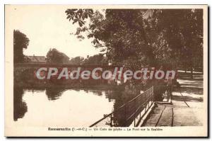 Old Postcard Romorantin A Corner Of The Fishing Bridge On The Sauldre