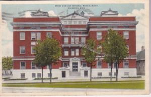 Minnesota Rochester Medical Block Front View and Entrance 1916