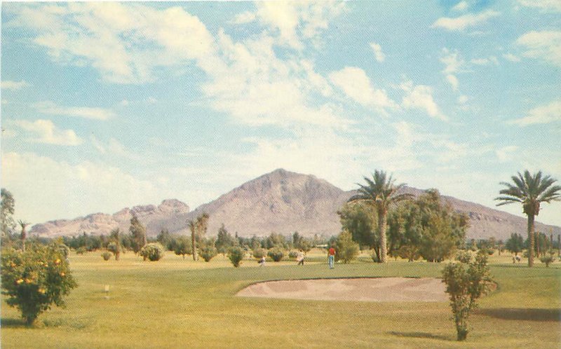 Camelback Mountain, Phoenix Arizona Chrome Postcard