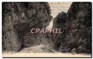 Old Postcard Gorges of & # 39aude Defile the Lys stone