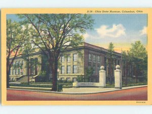 Linen OHIO STATE MUSEUM Columbus Ohio OH hr1479