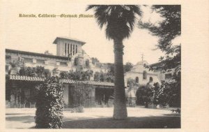 GLENWOOD MISSION INN Riverside, CA Palm Trees c1920s Vintage Postcard