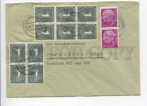 421719 GERMANY 1959 year Coburg real posted COVER