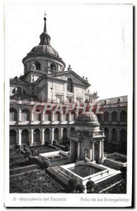 Old Postcard Monasterio del Escorial los Palio Evanglistas