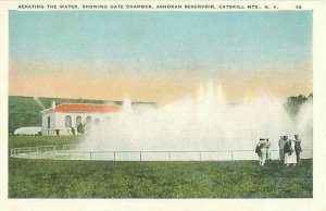 Aerating the Water, Showing Gate Chamber Ashokan Reservoir Catskills NY Postcard