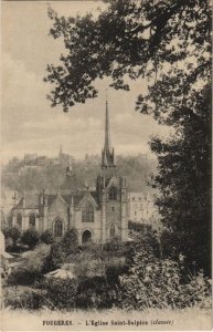 CPA Fougeres Eglise St Sulpice (1237456)