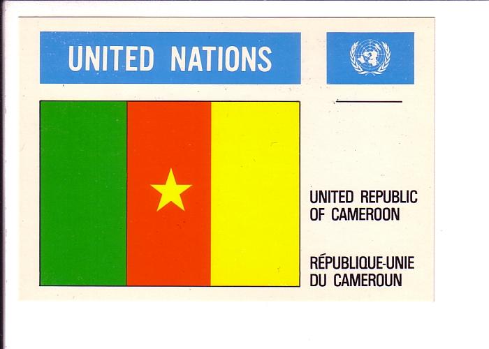 United Republic of Cameroon, Flag, United Nations
