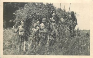 Social history iconic vintage photos people mud baths tribal outfits Germany 