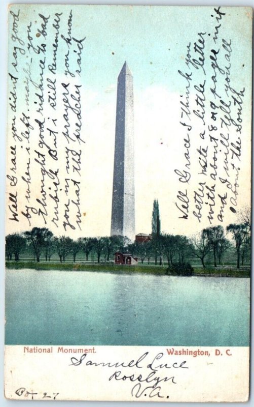 Postcard - National Monument - Washington, District of Columbia