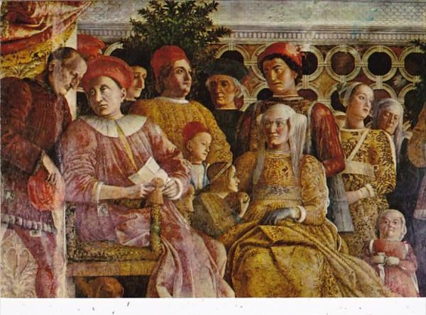 Italy Mantova San Giorgio Castle Wedded Hall Mantegna Frescoes