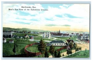 c1910 Bird's Eye View of Exhibition Grounds, Sherbrooke Quebec Canada Postcard 