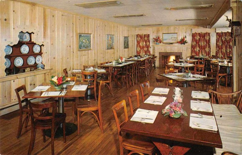 Rehoboth Beach Delaware Dinner Bell Inn and Motel Dining Room Postcard JF686572