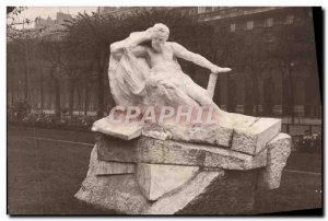 Old Postcard Paris Victor Hugo by Rodin