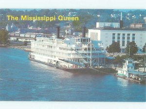 Pre-1980 MISSISSIPPI QUEEN TOURIST BOAT Burlington Iowa IA AF4609@